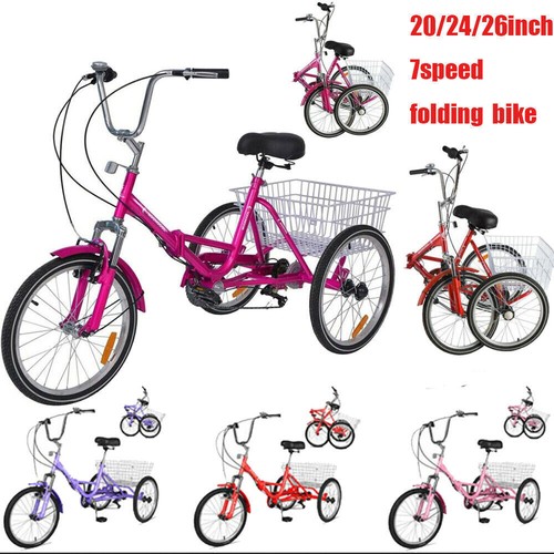 Triciclo pieghevole adulti - pieghevole, 7